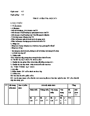 Đề kiểm tra học kì 1 môn Lịch sử-địa lý 6 - Năm học 2021-2022